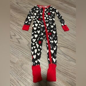 Little Sleepies Heart Bamboo Zippy.